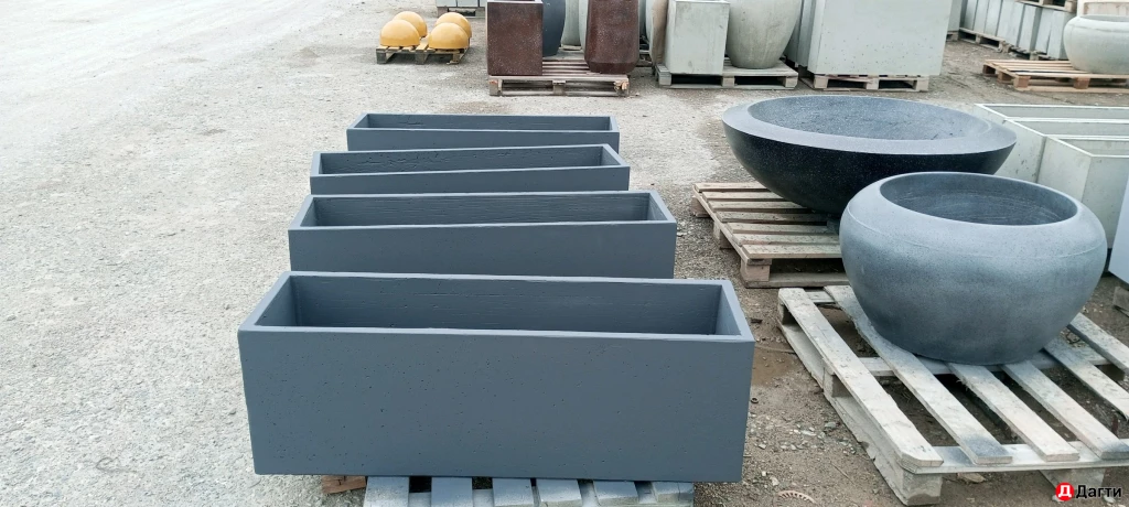 Кашпо бетонное, цветочницы