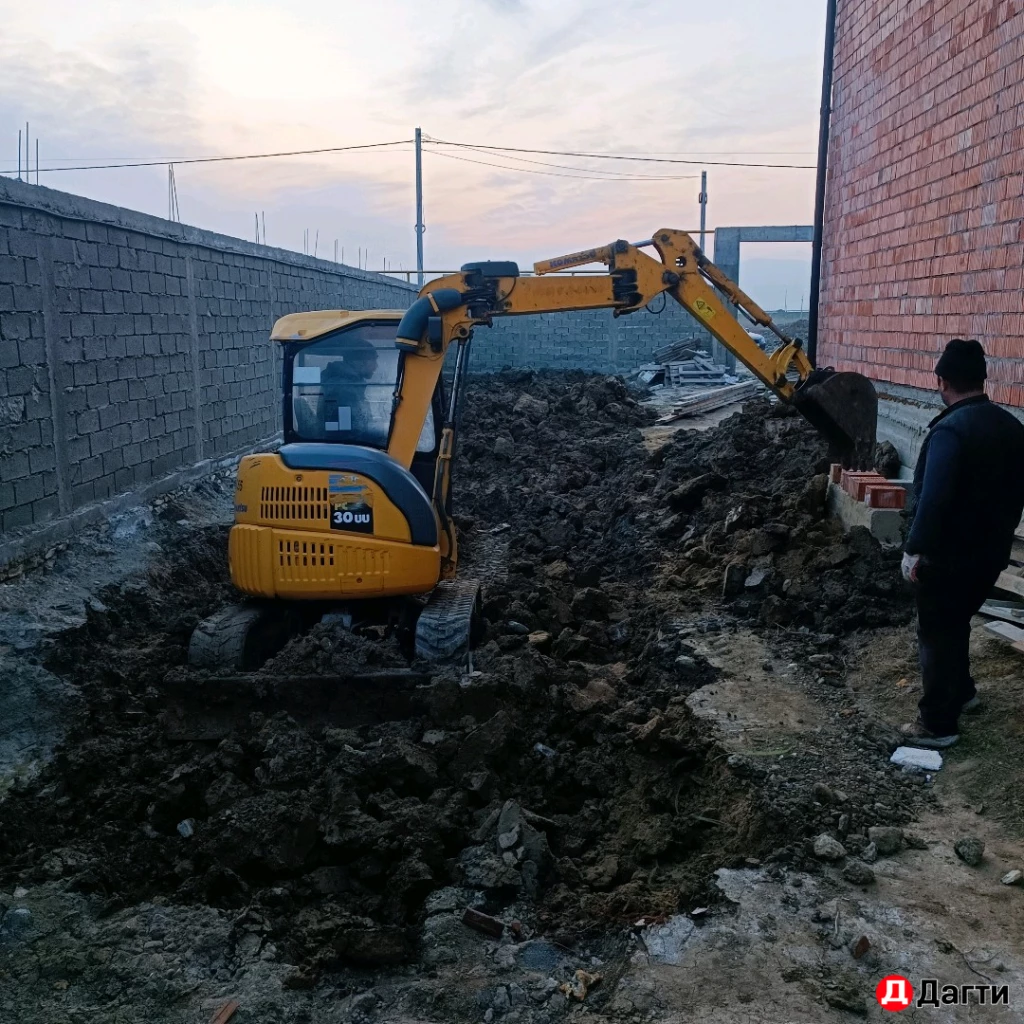 Услуги мини-экскаватора