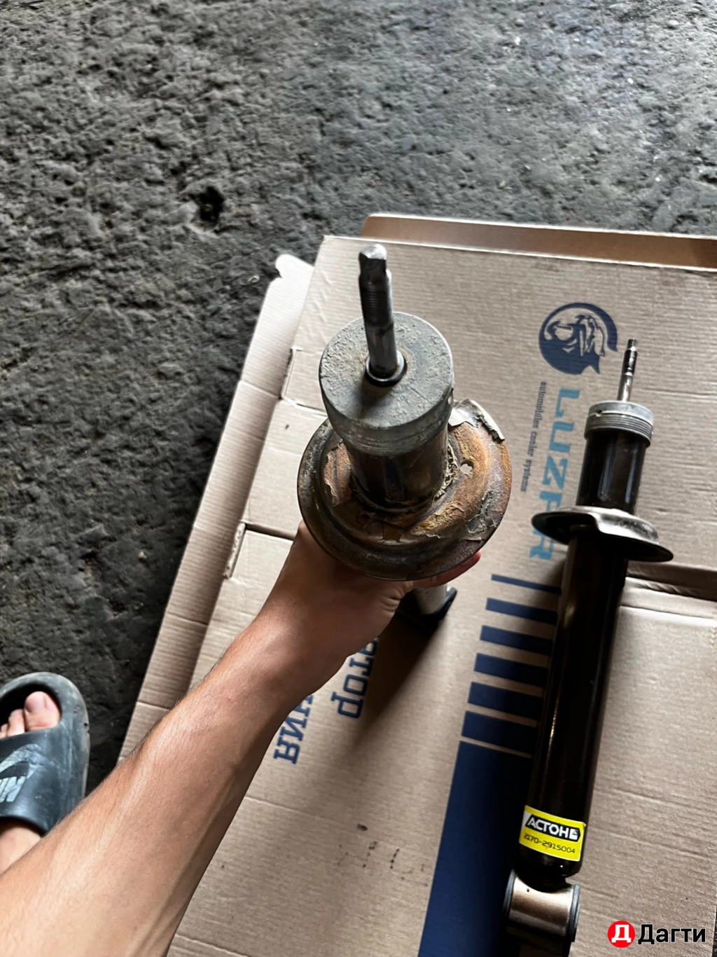 Амортизаторы задние на приора