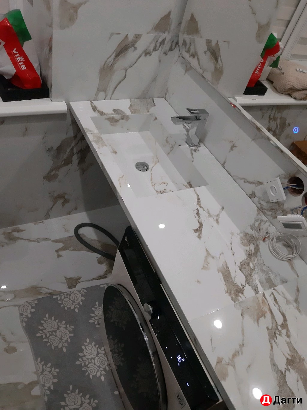 Раковина в ванную 55 х 120 см