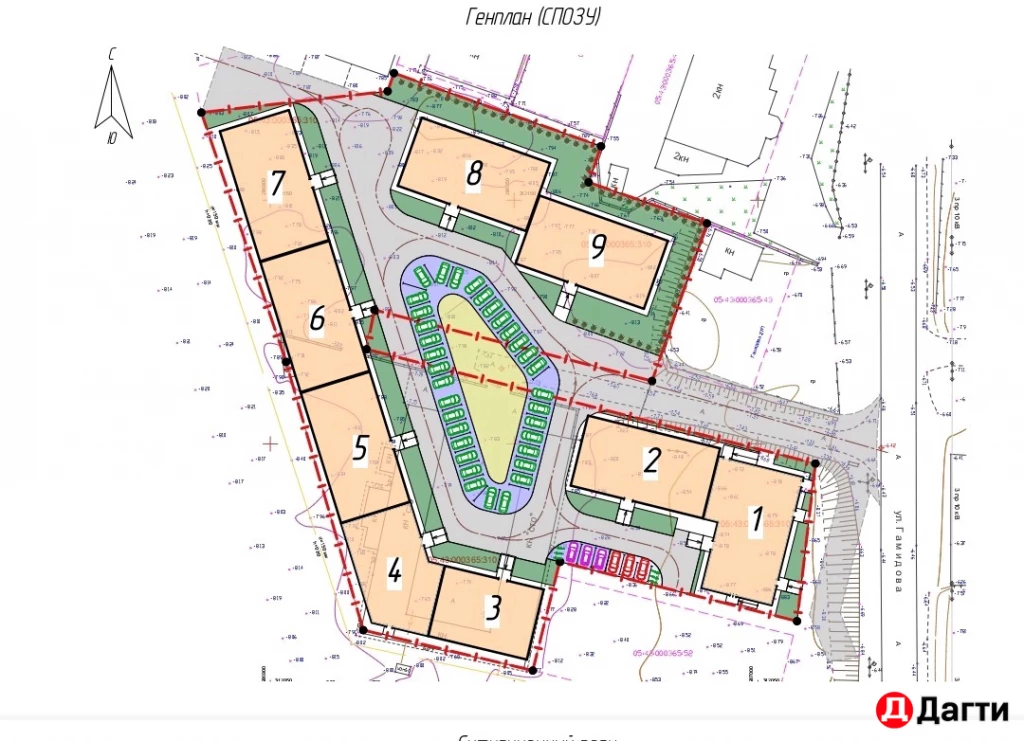 Квартира, 2 комнаты, 60.5 м², Застройщик