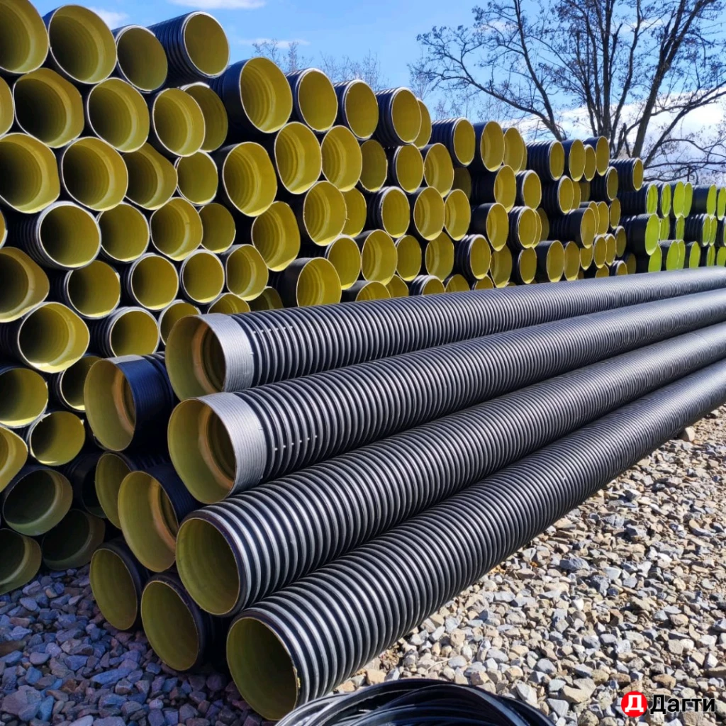 Труба гофрированная для канализации