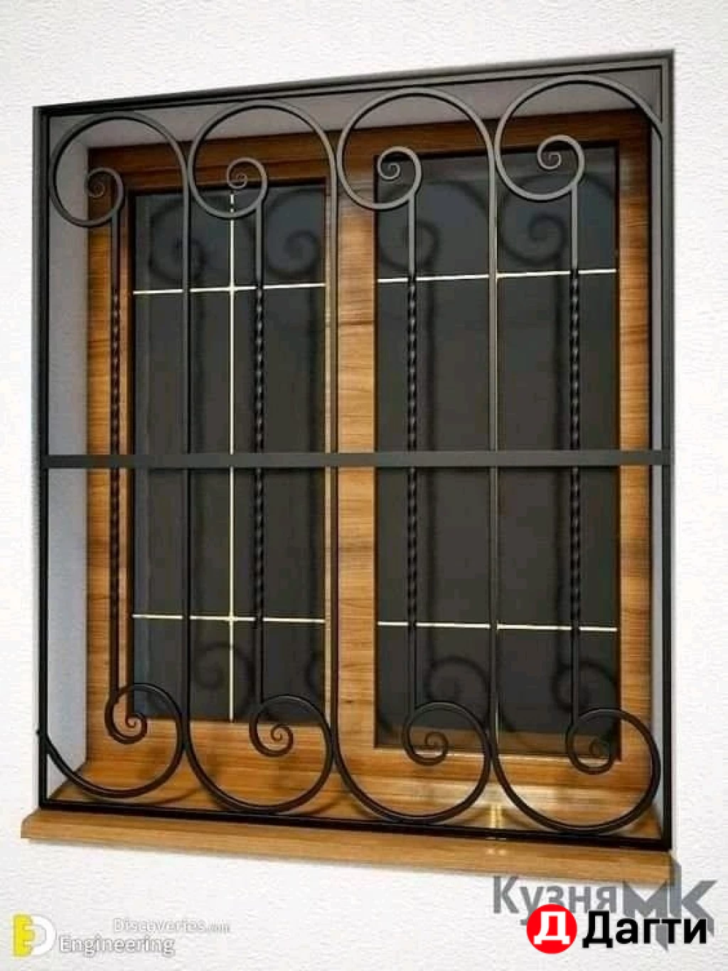 Окна обрамленные ковкой