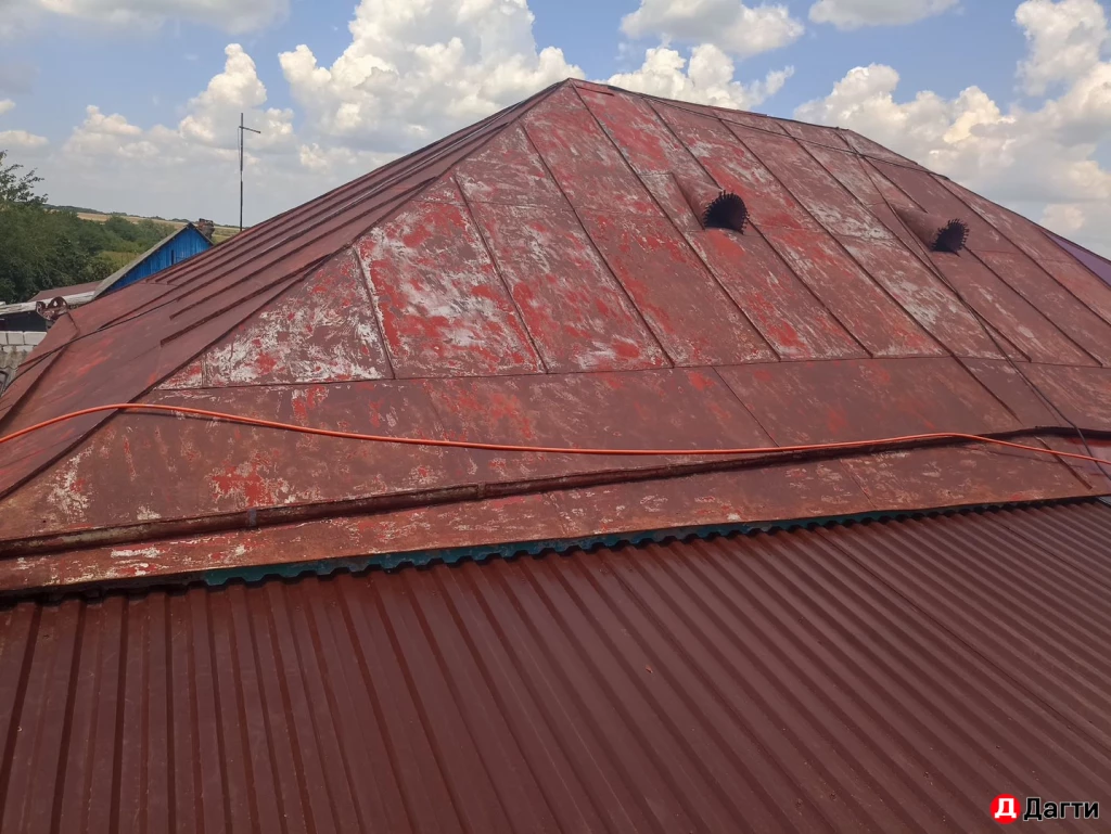 Чистка и покраска крыш