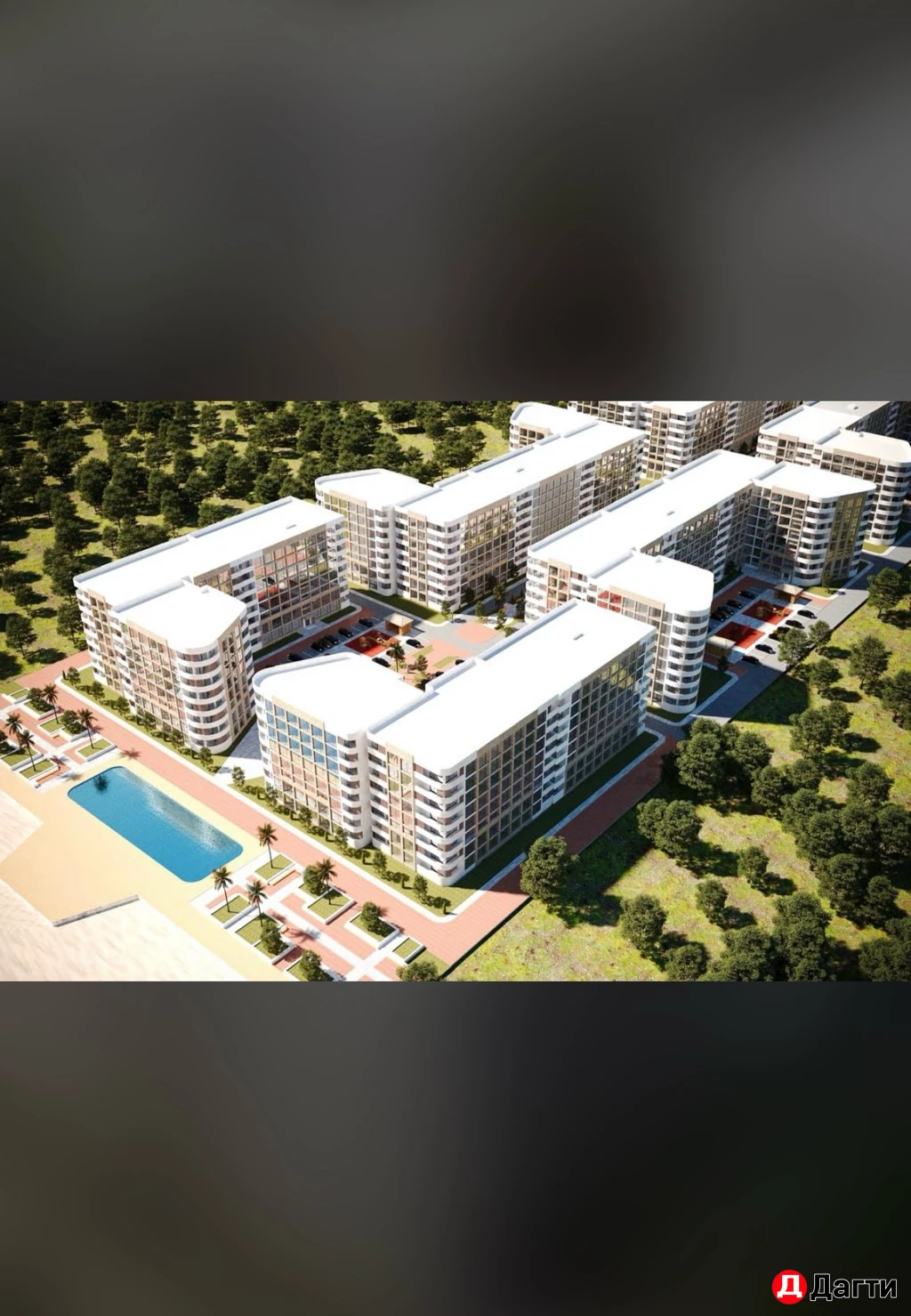 Квартира, Студия, 32 м², Застройщик