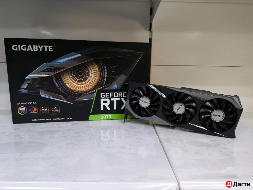 Видеокарта Gigabyte RTX 3070 OC 8 гб