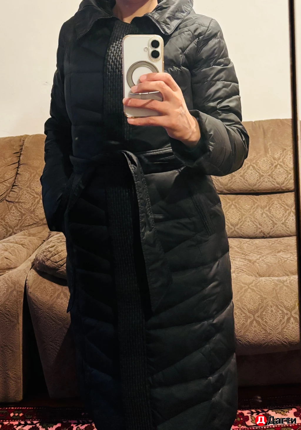 Пуховик женский пух-перо