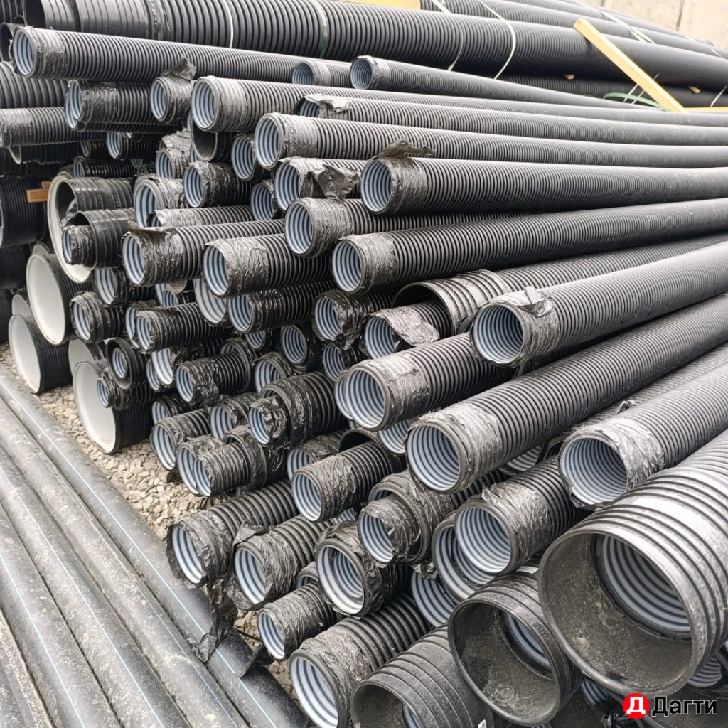 Труба гофрированная для канализации