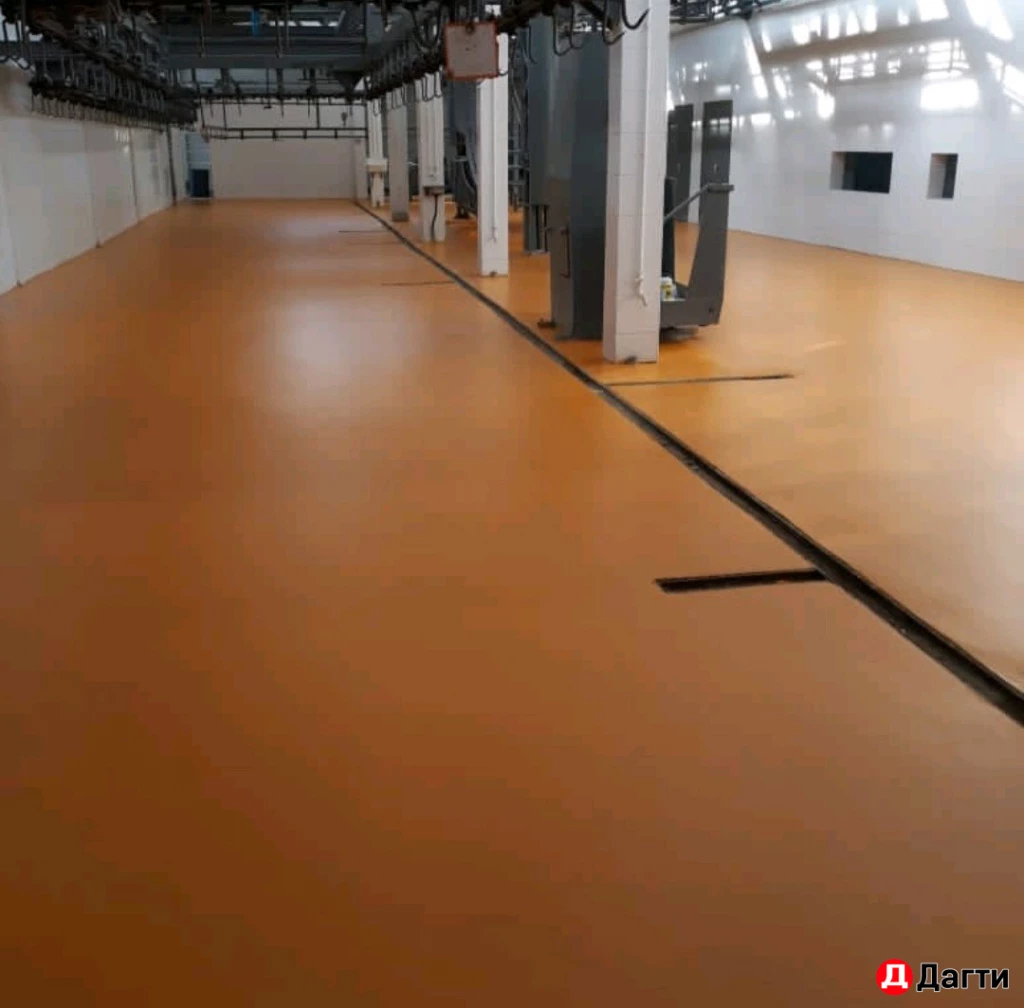 Беспыльная шлифовка бетонного пола