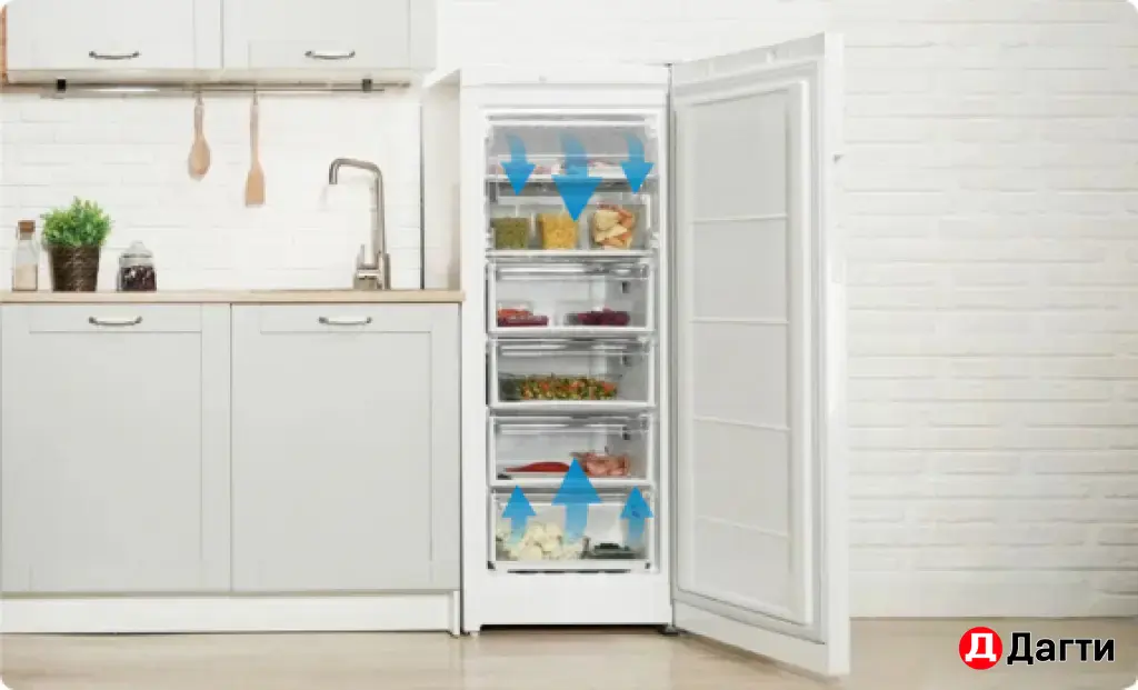 Морозильная камера Indesit DFZ 5175 Е бежевый