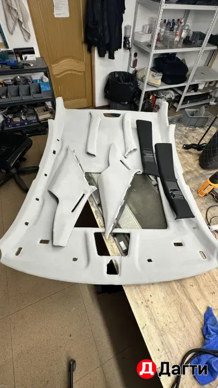 Перетяжка руля. Перешив салона . Перетяжка потолка.