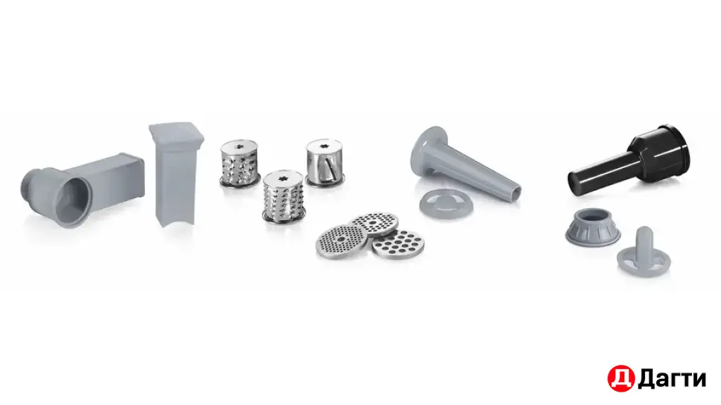 Мясорубка Bosch MFW 68640 черный/серебристый