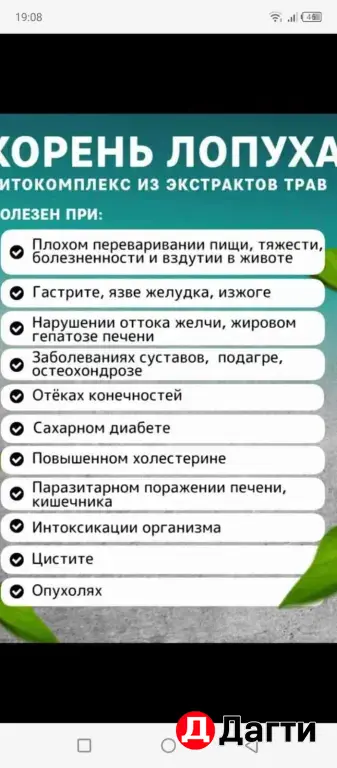 сок лапуха