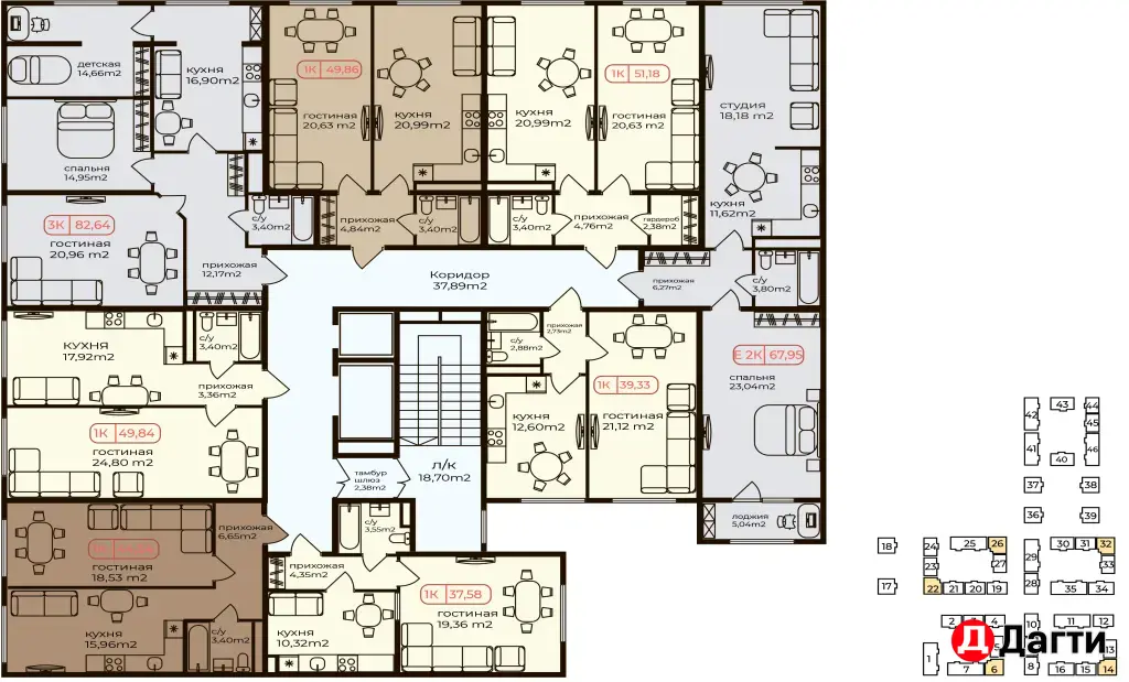 ЖК Московский 44,54 кВ