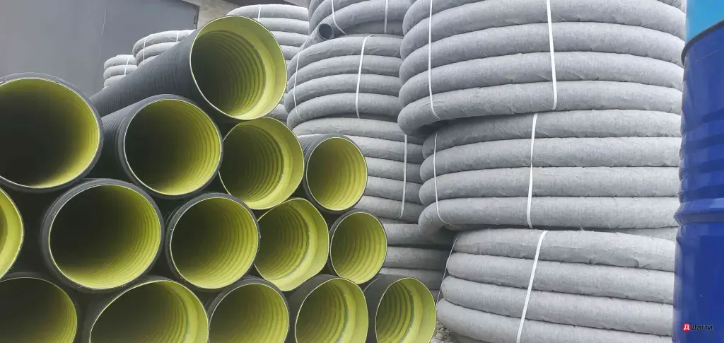 Дренажные трубы и геотекстиль