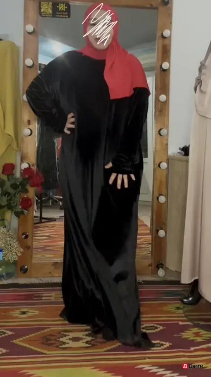 платье велюровое