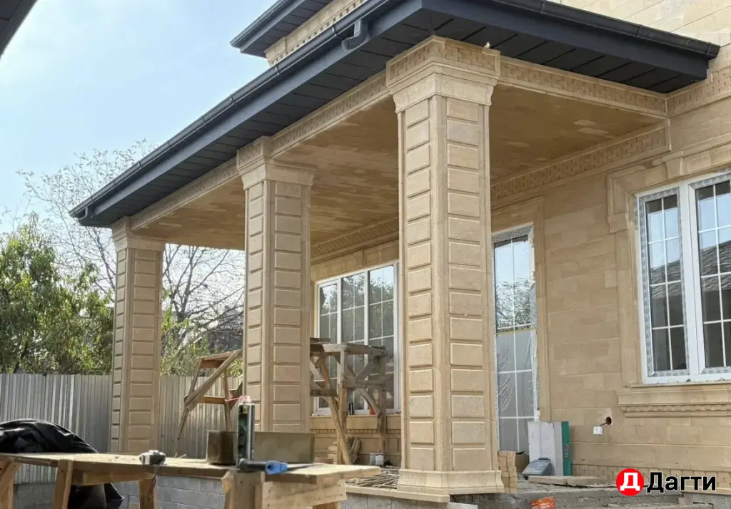 Облицовка дагестанским камнем