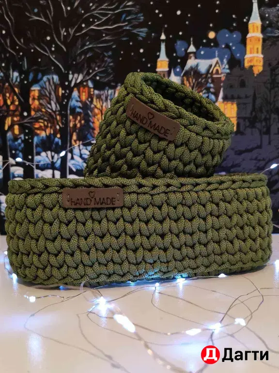 Набор интерьерных корзин.