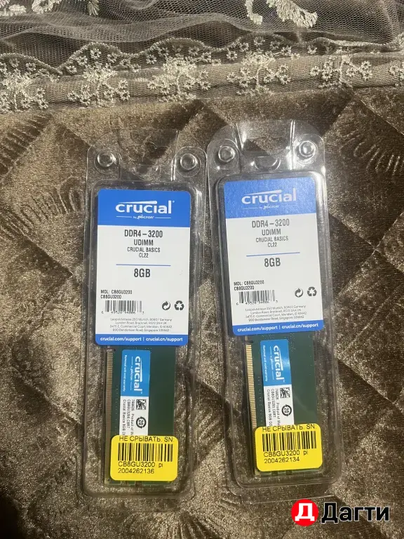 Оперативная память crucialddr4 8gb