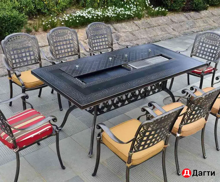 столы с мангалом