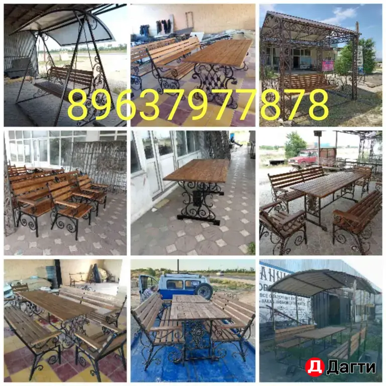 столы с мангалом