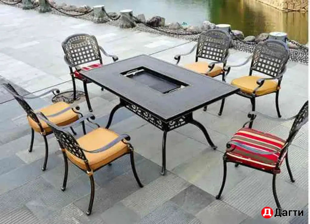 столы с мангалом