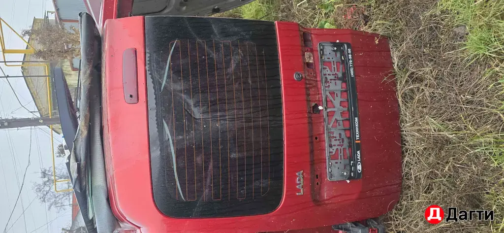 Задние распашные дверь на ладу Ларгус