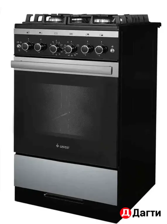 газовые плиты, также комбинированные газовая панель и электрическая духовка.