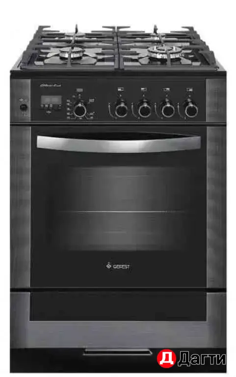 газовые плиты, также комбинированные газовая панель и электрическая духовка.