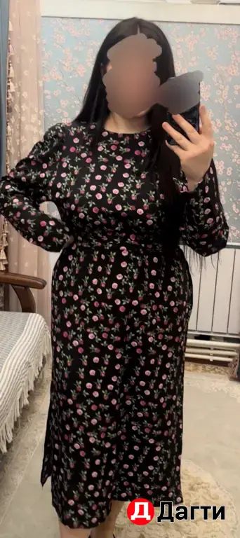 платье женское в цветочек