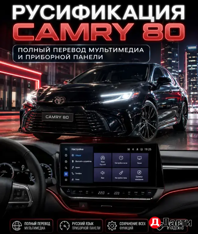 Русификация Toyota,Geely
