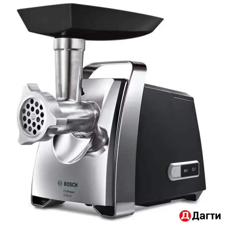 Мясорубка Bosch MFW 67440 черный/серебристый