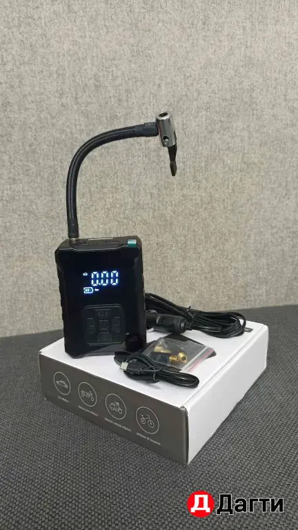 аккумуляторный портативный компрессор