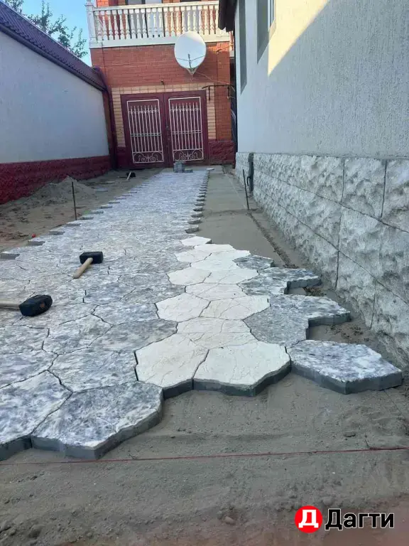 Тротуарная плитка и укладка